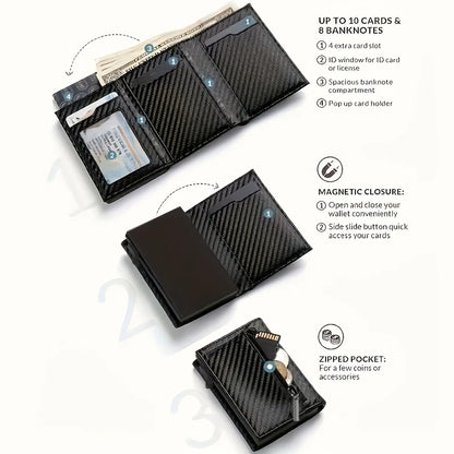 Portefeuille Pop-up RFID
